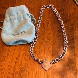 Tiffany & Co. Silver Heart Necklace